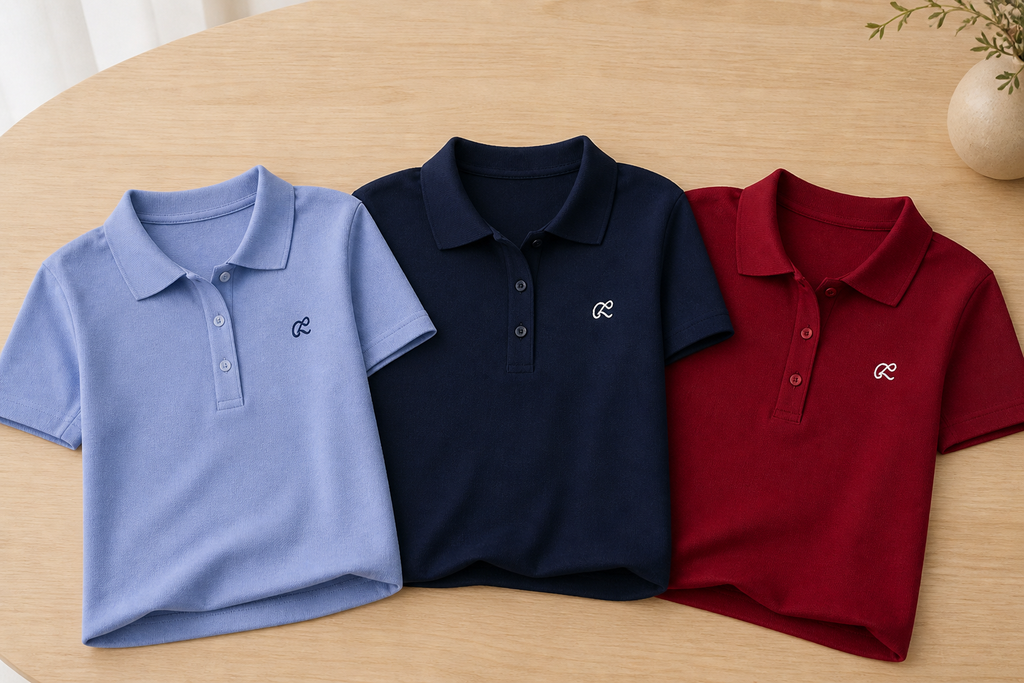 Sweet Youth-boosting Chic Polo Shirt With A Turn-down Collar