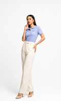 Sweet Youth-boosting Chic Polo Shirt With A Turn-down Collar